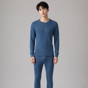 A-klasa unisex set tankog pamuka za jesen/zimu, top i hlače, 7A antibakterijski, topao, velika veličina