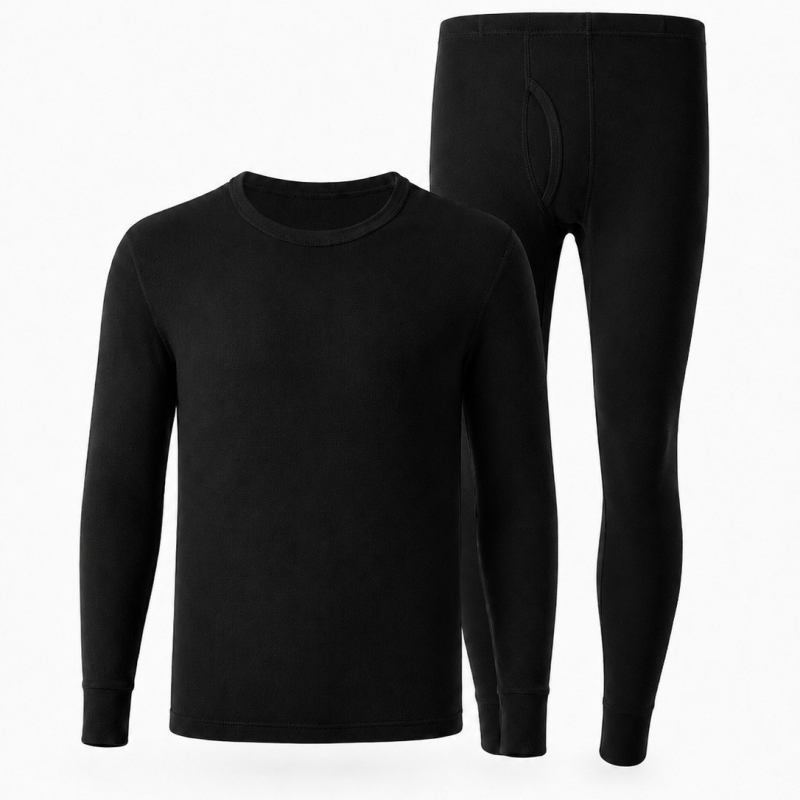 A-klasa unisex set tankog pamuka za jesen/zimu, top i hlače, 7A antibakterijski, topao, velika veličina