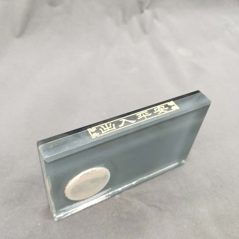 Bază din sticlă cristal pentru parfum auto, suport pentru sticlă, gravură