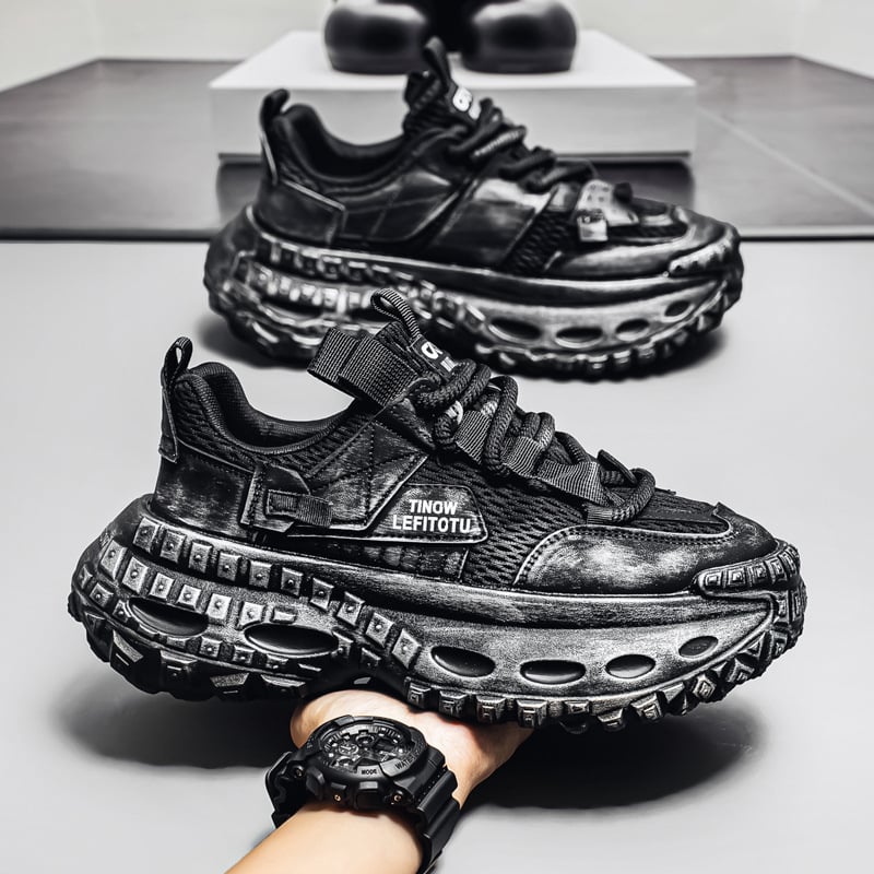 Adidași casual pentru bărbați cu talpă groasă, modă originală de nișă