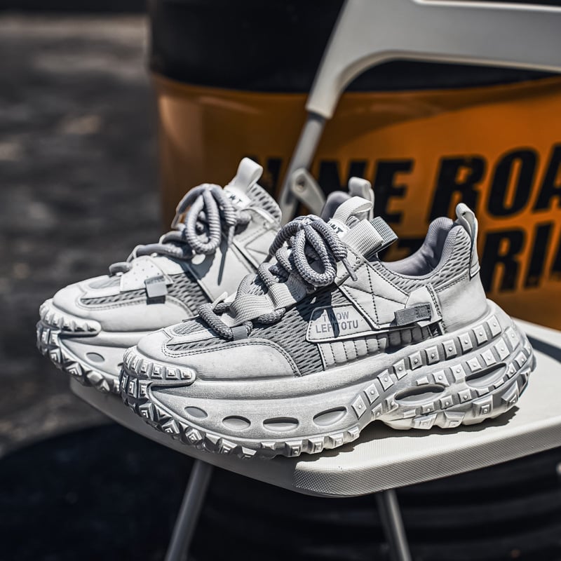 Adidași casual pentru bărbați cu talpă groasă, modă originală de nișă