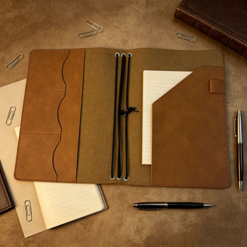 Husă de notebook din piele Crazy Horse, vintage, detașabilă, protecție pentru carte, praf și apă