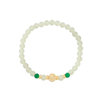 Bratara pentru femei in stil chinezesc Jiangnan Fu, imitatie Hetian Jade, retro usor lux, bijuterii de nișă