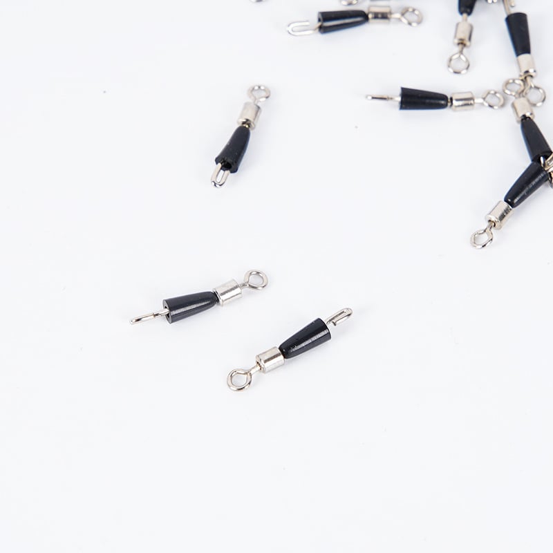 Conector rapid pentru linie de pescuit cu clip, șurub rotativ și opritor de linie – mic accesoriu de pescuit