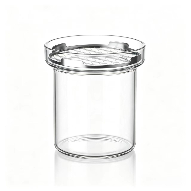 Átlátszó üvegből készült tömjénégető, minimalist nordikus stílus, könnyű luxus teaházhoz, irodához, meditációhoz és dekorációhoz
