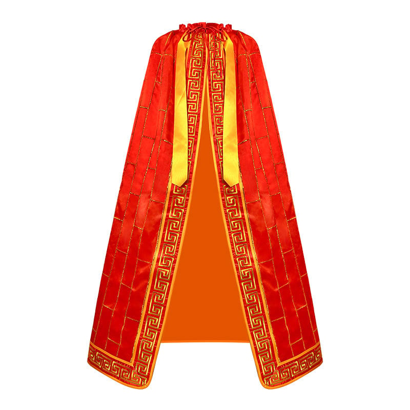 Pelerină budistă brodată cu figuri ale lui Buddha, Guanyin și Bodhisattva