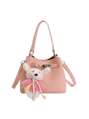 Geantă de mână cu cataramă, stil lux ușor, geantă pentru umăr tip găleată pentru femei, model 2026, crossbody versatil pentru uz zilnic