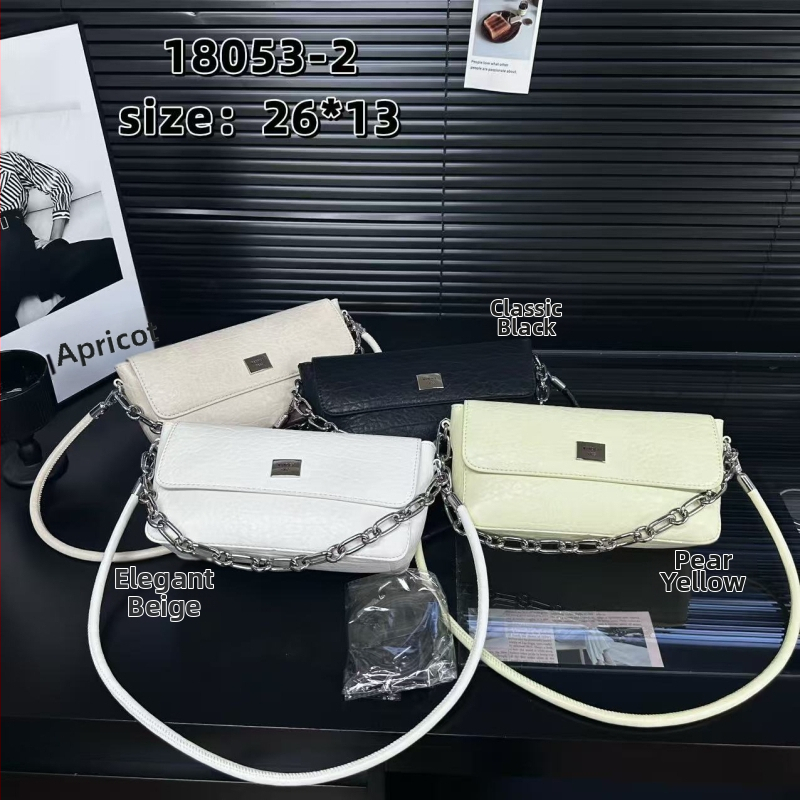 Dámska malá štvorcová crossbody kabelka vo francúzskom štýle, nový model 2026, minimalistická a elegantná na každodenné nosenie