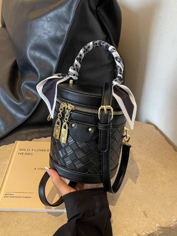 Geantă cilindrică bucket pentru femei, 2026 – stil modern, casual crossbody