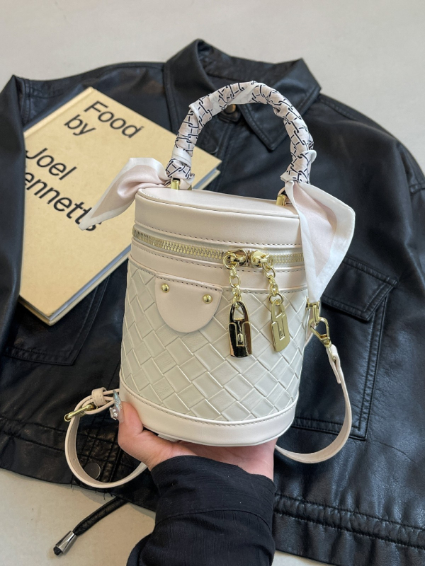Geantă cilindrică bucket pentru femei, 2026 – stil modern, casual crossbody