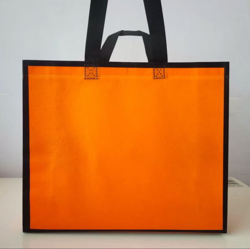 Geantă din material nețesut de înaltă calitate, tote extra-large pentru haine feminine, geantă de cumpărături și cadouri, cu imprimare a logo-ului