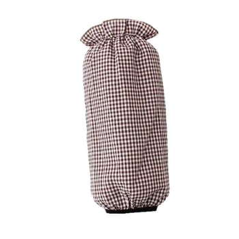 Mâneci din bumbac în carouri pentru lucru, lungi, protecție pentru brațe, unisex, mărime universală, croială liberă