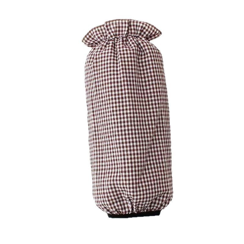 Mâneci din bumbac în carouri pentru lucru, lungi, protecție pentru brațe, unisex, mărime universală, croială liberă
