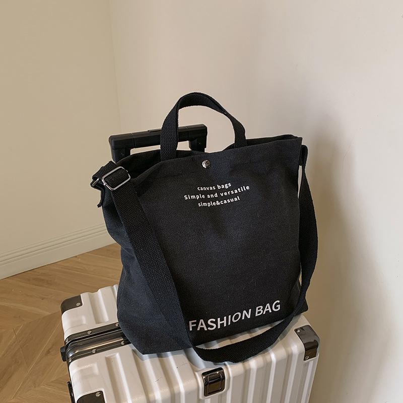 Geantă de pânză pentru femei, stil retro pentru studentă, capacitate mare, poșetă de umăr și crossbody