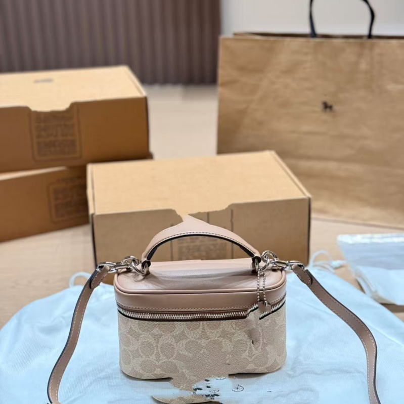 Originals Geantă-Box cu model floral vintage, mini geantă PVC pentru umăr sau crossbody