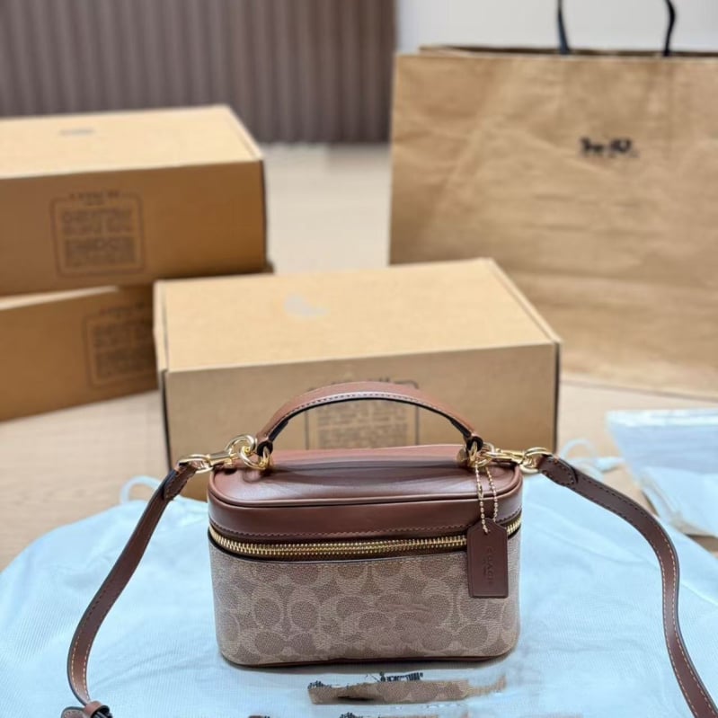 Originals Geantă-Box cu model floral vintage, mini geantă PVC pentru umăr sau crossbody