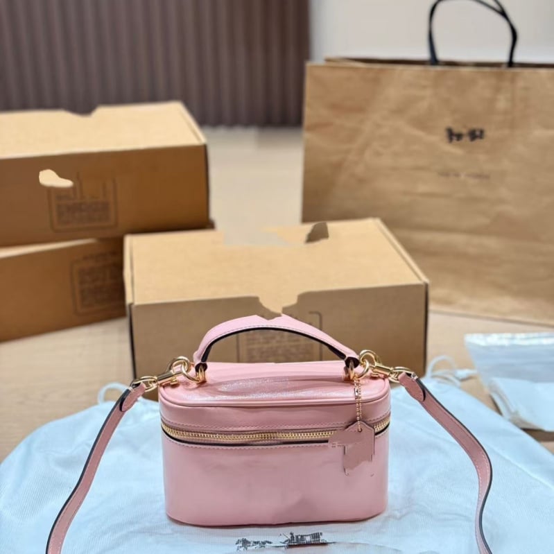 Originals Geantă-Box cu model floral vintage, mini geantă PVC pentru umăr sau crossbody