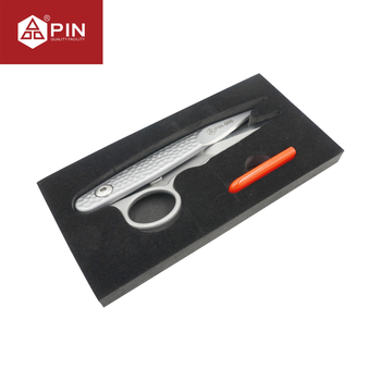 PIN-900 Foarfece din oțel inoxidabil microcristalin pentru ață și fir, foarfecă mică cu arc pentru broderie cu cruce, uz casnic