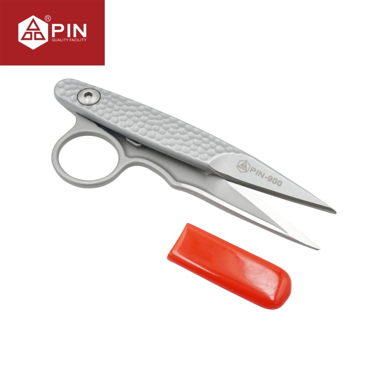 PIN-900 Foarfece din oțel inoxidabil microcristalin pentru ață și fir, foarfecă mică cu arc pentru broderie cu cruce, uz casnic