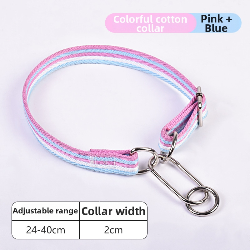 Plátenné vodítko pre psov na výcvik, vystužené a predĺžené, univerzálne pre stredné plemená (zlatý retriever, labrador)