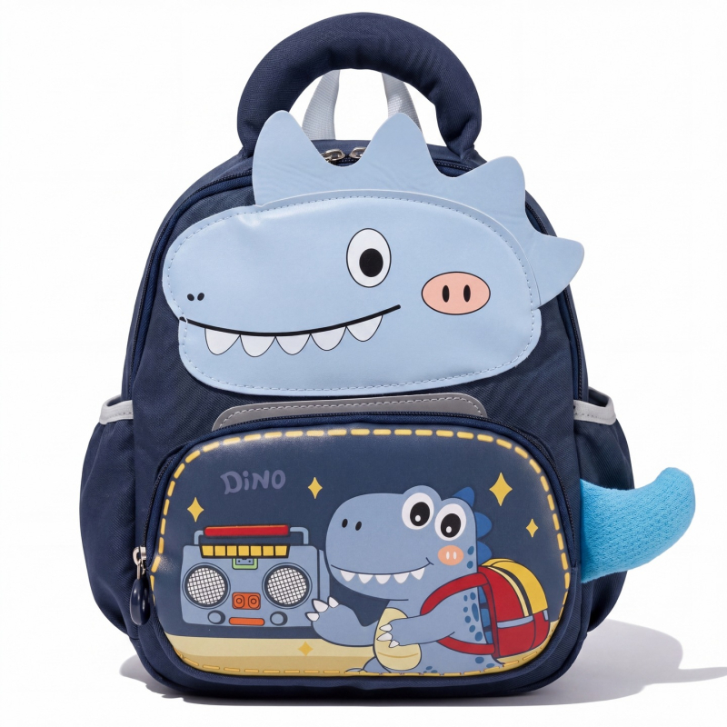 Rucsac cu dinozaur pentru grădiniță, 3-5 ani, unisex, design anti-pierdere