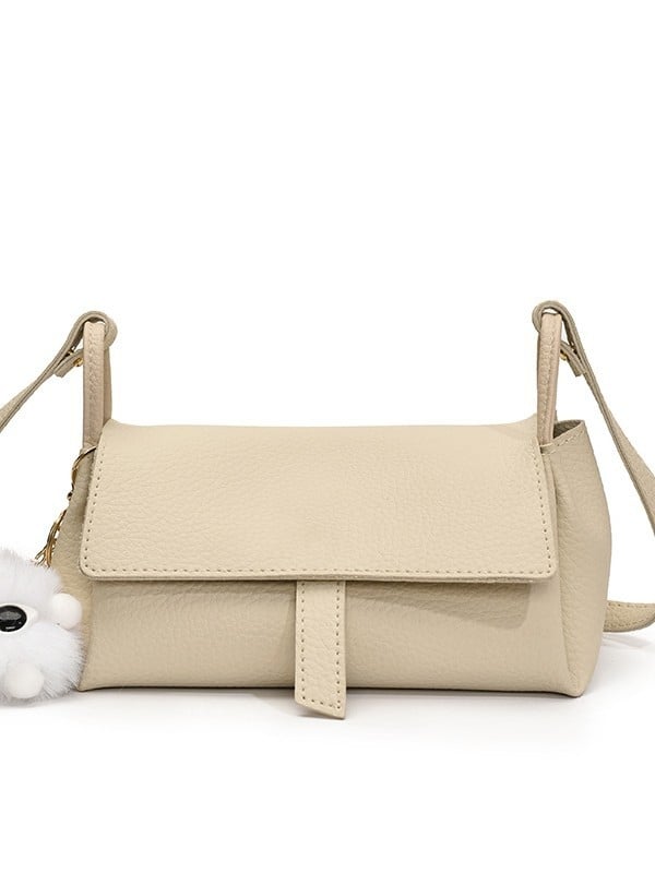 Geantă crossbody pentru femei, 2025 nou model, design de nișă, stil pernă, culoare solidă, PU