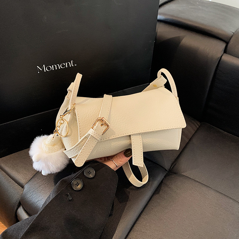 Geantă crossbody pentru femei, 2025 nou model, design de nișă, stil pernă, culoare solidă, PU