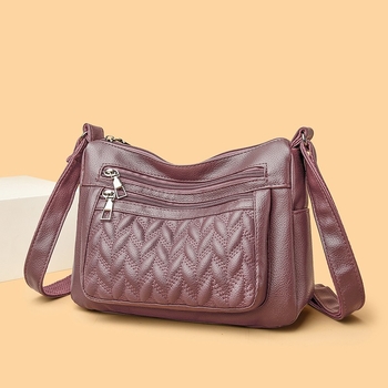 Ženska PU kožna crossbody torbica visoke klase, velika kapaciteta, mala kvadratna torbica