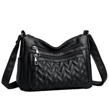 Ženska PU kožna crossbody torbica visoke klase, velika kapaciteta, mala kvadratna torbica