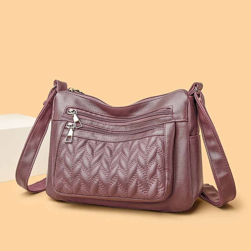 Ženska PU kožna crossbody torbica visoke klase, velika kapaciteta, mala kvadratna torbica