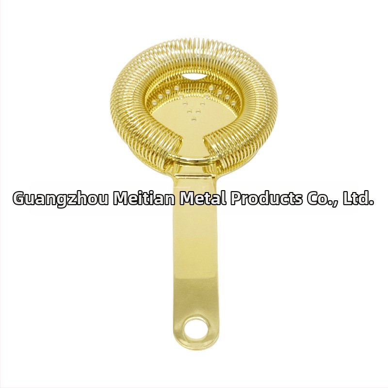 Nerezové barové sitko Hawthorne na ľad a citrónovú dužinu – nástroj na barový pult