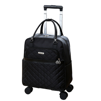 Ruksak s kotačićima za školu i putovanja, 20-35 L, unisex, geometrijski uzorak, Oxford tkanina