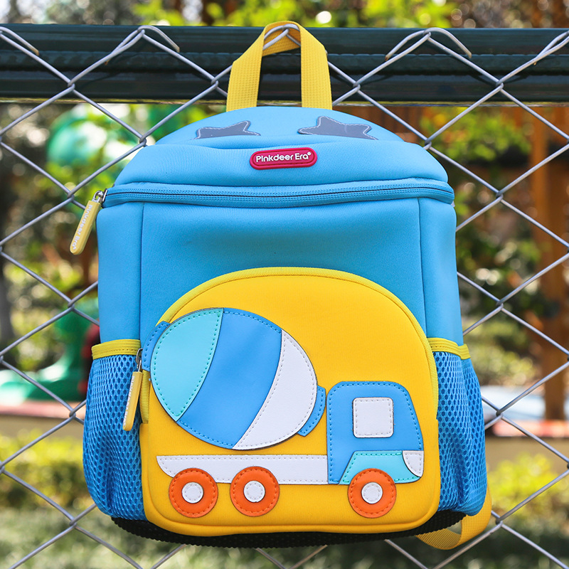 Geantă bucket pentru copii, rucsac la modă pentru grădiniță, cu design animale desen animate, antiderapant