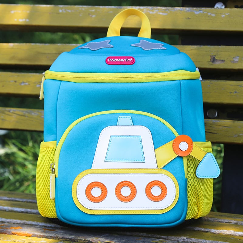Geantă bucket pentru copii, rucsac la modă pentru grădiniță, cu design animale desen animate, antiderapant