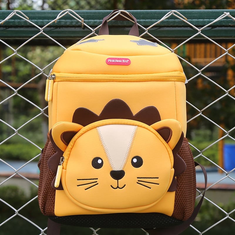 Geantă bucket pentru copii, rucsac la modă pentru grădiniță, cu design animale desen animate, antiderapant