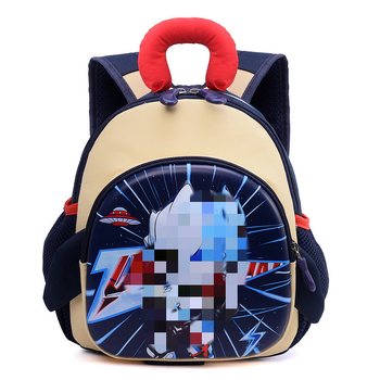 Geantă pentru grădiniță cu desen animat drăguț pentru băieți, ușoară, design anti-pierdere, temă Superman
