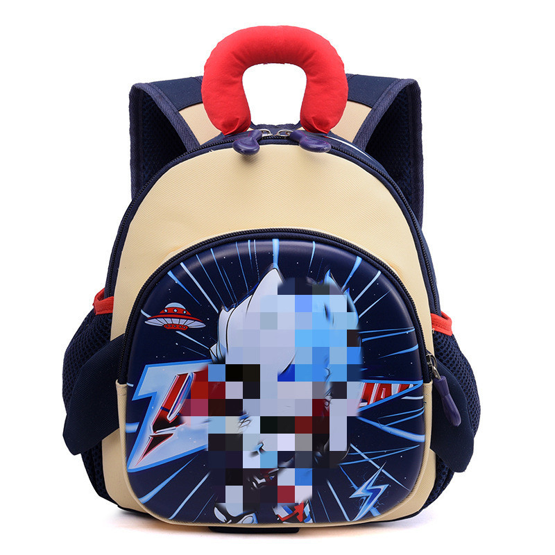 Geantă pentru grădiniță cu desen animat drăguț pentru băieți, ușoară, design anti-pierdere, temă Superman