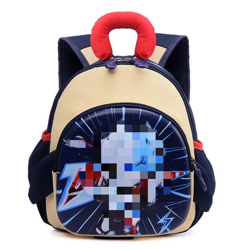 Geantă pentru grădiniță cu desen animat drăguț pentru băieți, ușoară, design anti-pierdere, temă Superman