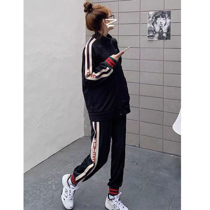 Set din două piese pentru femei, hanorac în stil coreean, îmbrăcăminte sport casual, 2025, versatil pentru primăvară și toamnă.