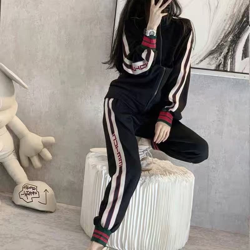 Set din două piese pentru femei, hanorac în stil coreean, îmbrăcăminte sport casual, 2025, versatil pentru primăvară și toamnă.