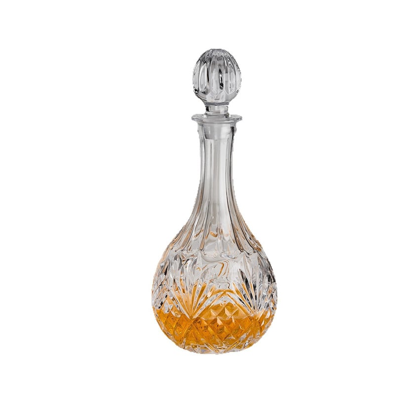 Decantor din sticlă, în stil european, pentru whisky și vin, 750 ml