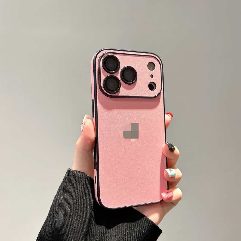 Husă din piele cu protecție pentru obiectiv pentru iPhone 17 Pro Max — husă durabilă, protecție antișoc