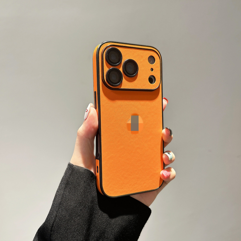 Husă din piele cu protecție pentru obiectiv pentru iPhone 17 Pro Max — husă durabilă, protecție antișoc