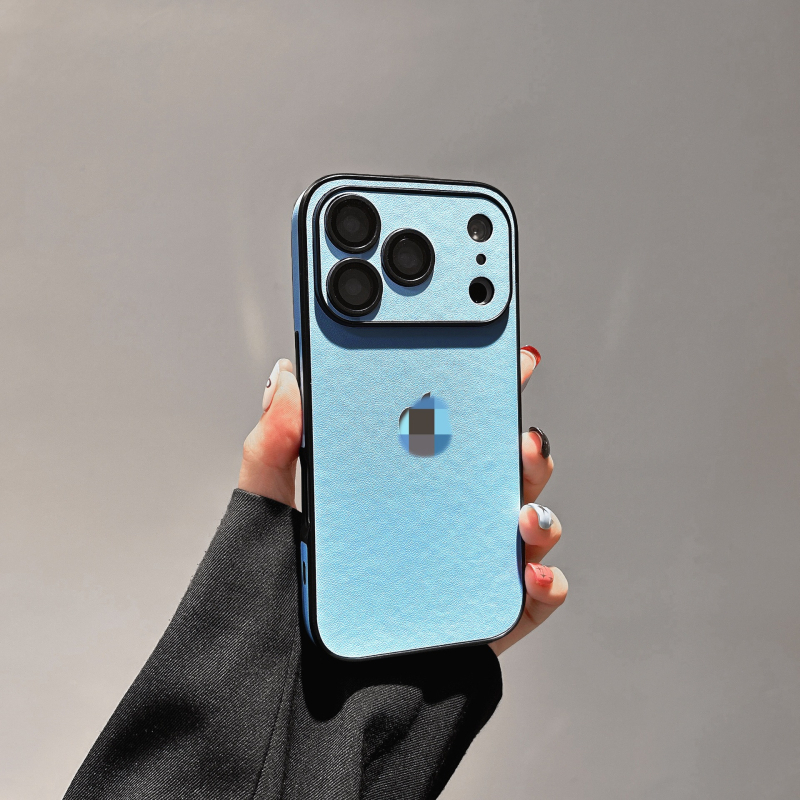 Husă din piele cu protecție pentru obiectiv pentru iPhone 17 Pro Max — husă durabilă, protecție antișoc