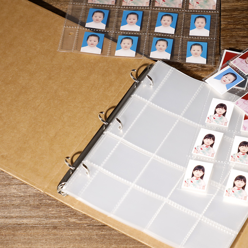 Album de stocare pentru fotografii de identitate 1x1 și 2x2 inchi; Carte mică de colecție de carduri; Jurnal de creștere