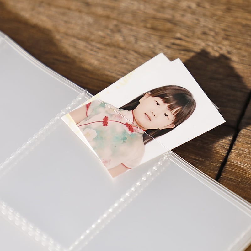 Album de stocare pentru fotografii de identitate 1x1 și 2x2 inchi; Carte mică de colecție de carduri; Jurnal de creștere