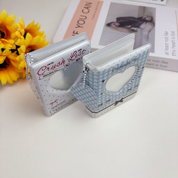 Suport PVC pentru carduri de 3 inch pentru fani ai idolilor — album de colecție pentru carduri, 20 de pagini, 40 compartimente