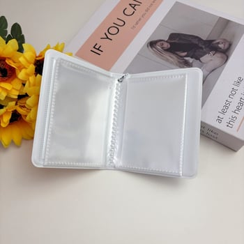 Suport PVC pentru carduri de 3 inch pentru fani ai idolilor — album de colecție pentru carduri, 20 de pagini, 40 compartimente