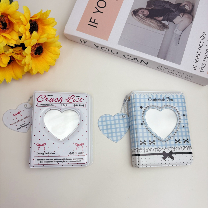 Suport PVC pentru carduri de 3 inch pentru fani ai idolilor — album de colecție pentru carduri, 20 de pagini, 40 compartimente