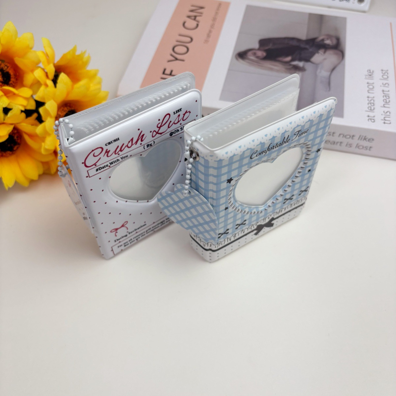 Suport PVC pentru carduri de 3 inch pentru fani ai idolilor — album de colecție pentru carduri, 20 de pagini, 40 compartimente